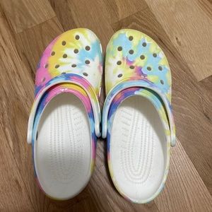 Crocs Classic Pastel Tie-Dye Clogs